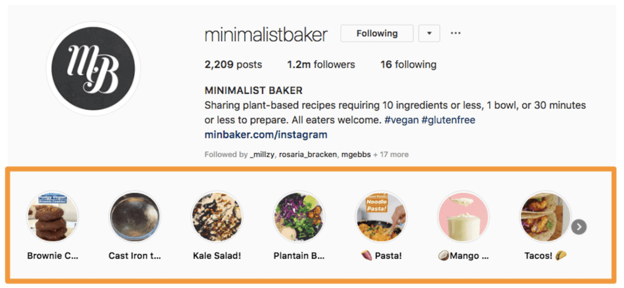 minimalist baker instagram