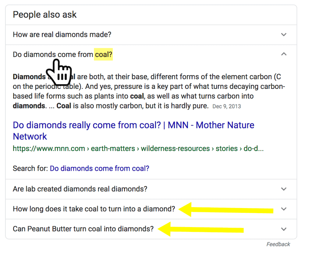 Google people also ask