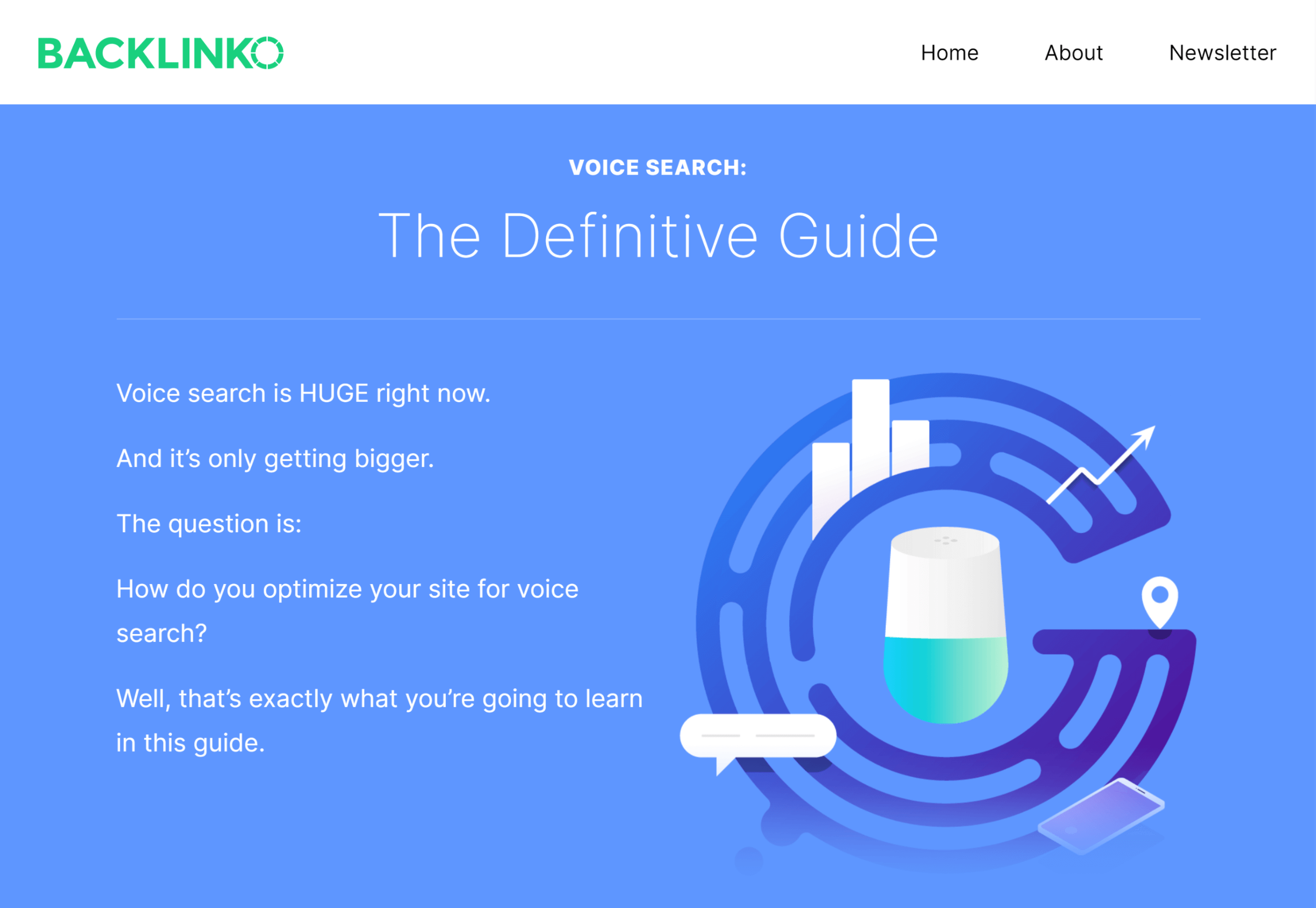 Backlinko – Optimize for voice search guide