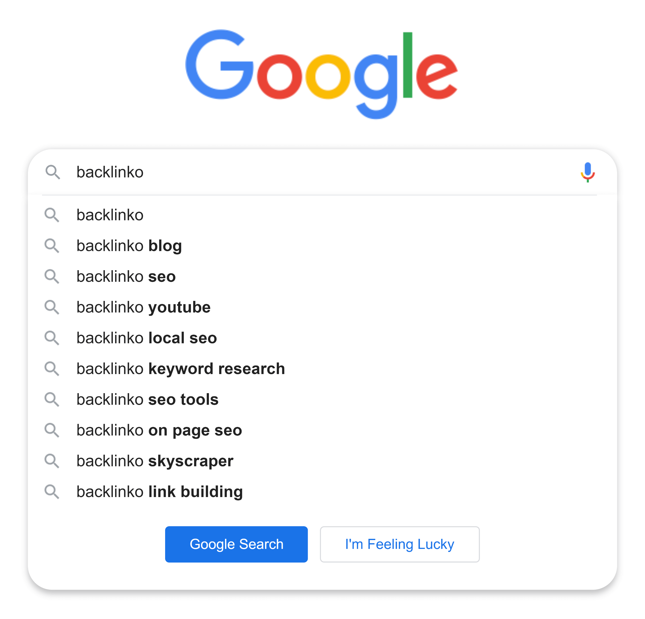 Google suggest – Backlinko