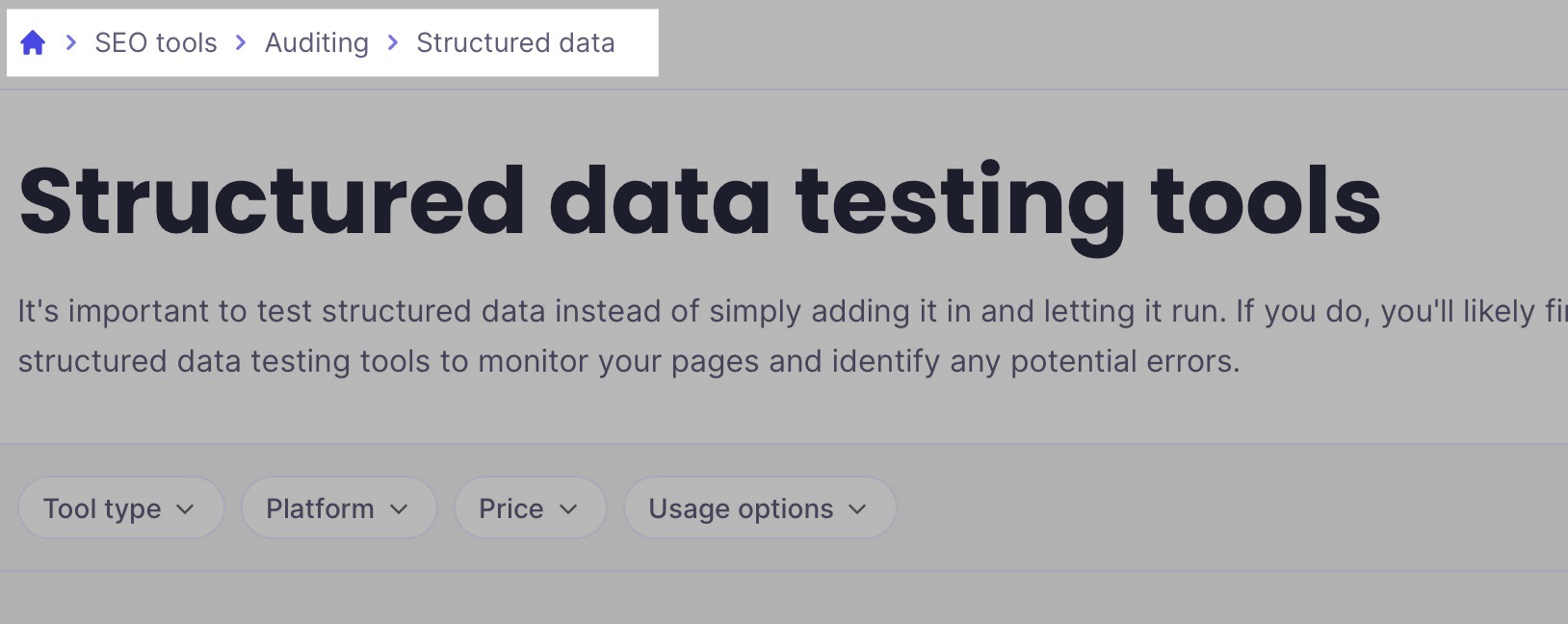 Organizing your categories into a logical hierarchy results in your site outputting breadcrumbs correctly