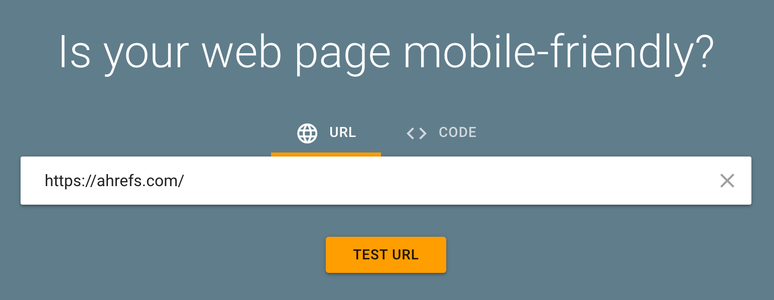 Google's Mobile-Friendly Test