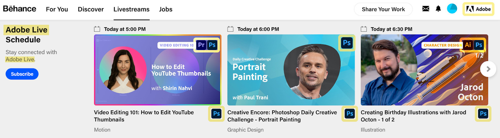 9 SaaS Marketing Strategies for Sustainable Growth | Adobe's branding on Behance is unmissable