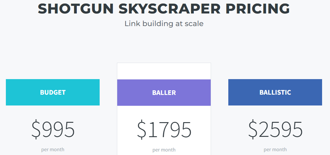 6 Link Building Services That Actually Work (+6 More to Avoid) | Skyscraper link building pricing example