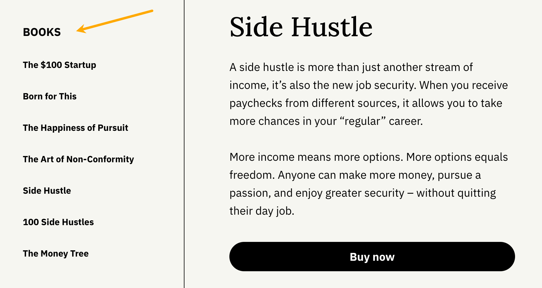 5 Types of Blogs That Make Money | A blog selling author's books
