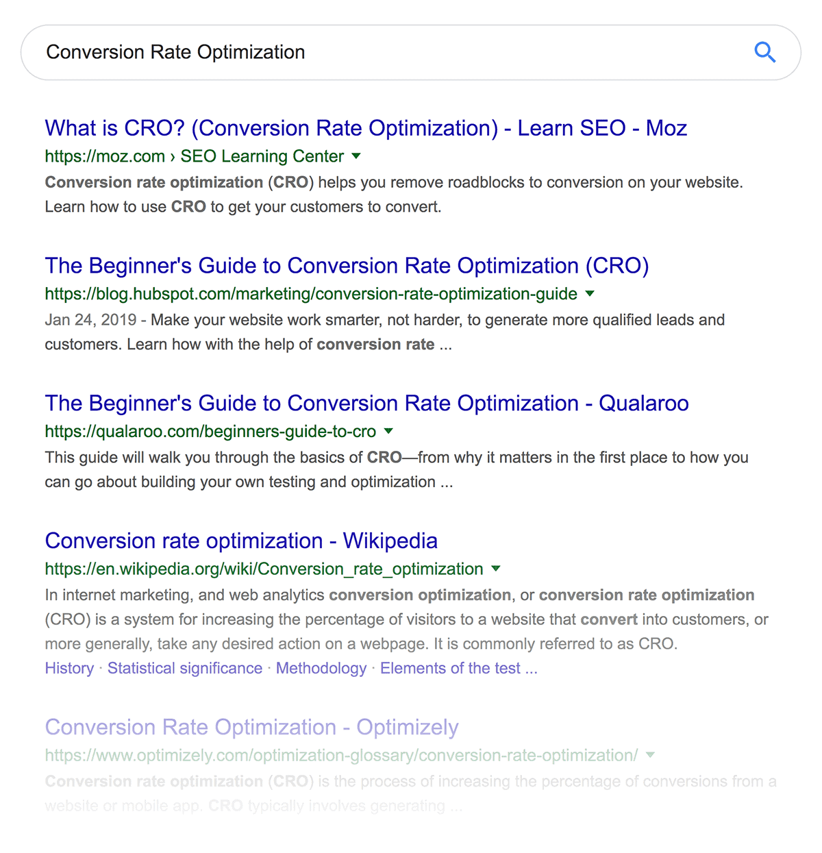 “Conversion Rate Optimization” search results "Conversion Rate Optimization" search results