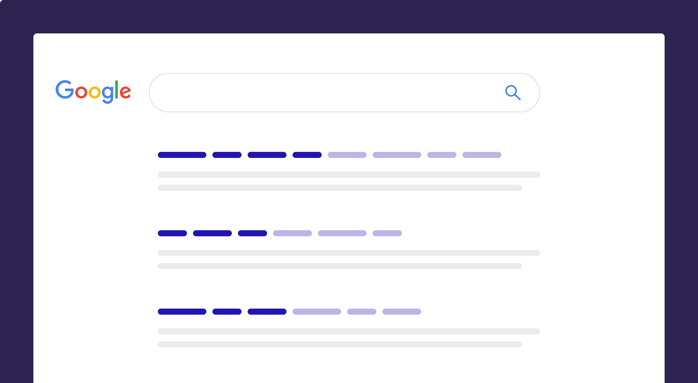 Google keyword emphasis Google keyword emphasis