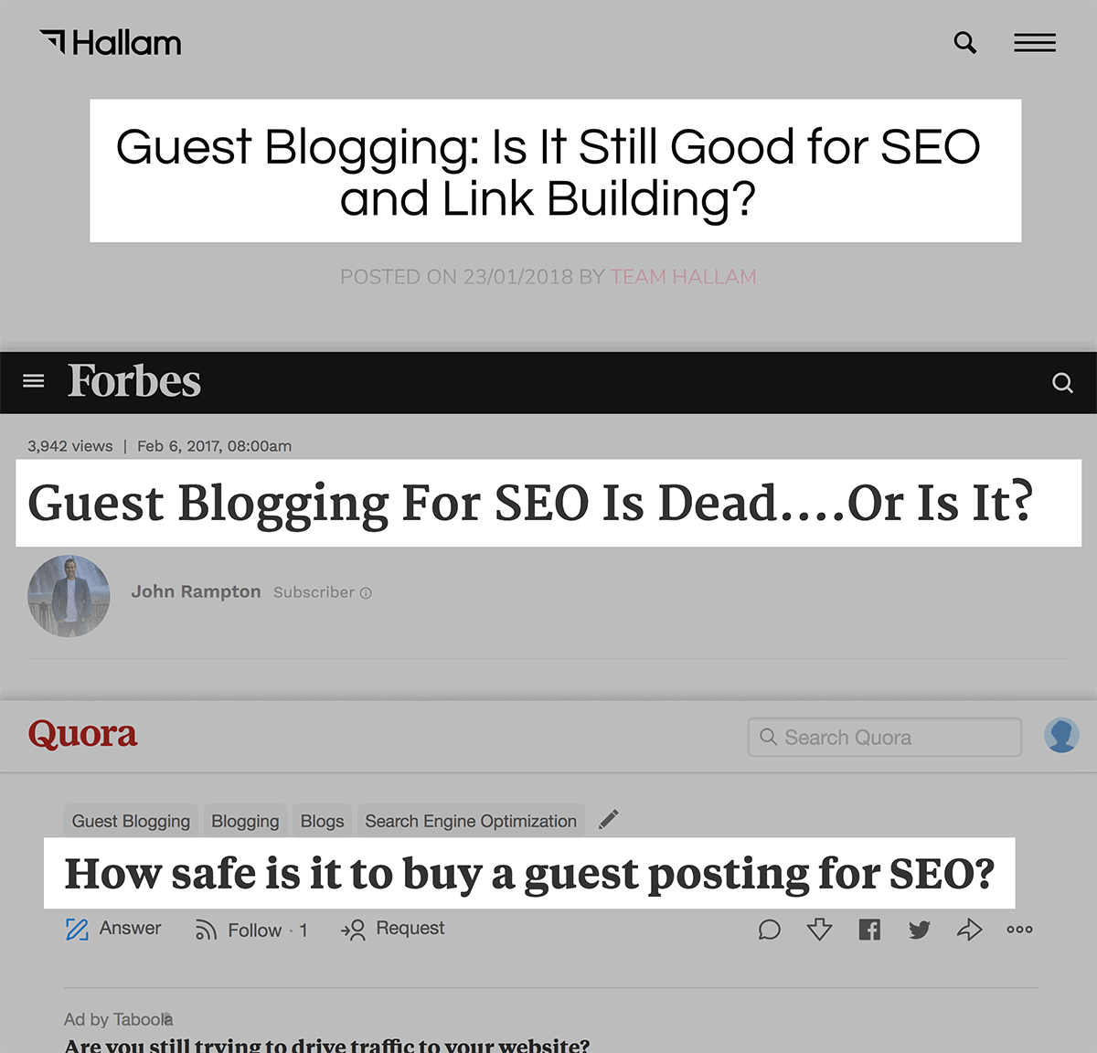 Guest posting: Controversial topic Guest posting: Controversial topic