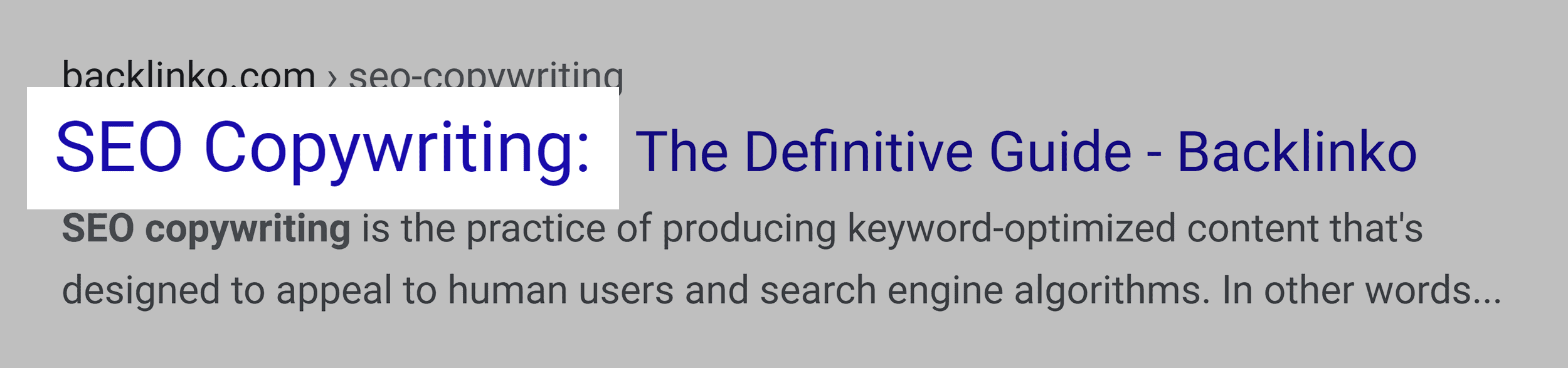 SEO copywriting – Post title SEO copywriting – Post title