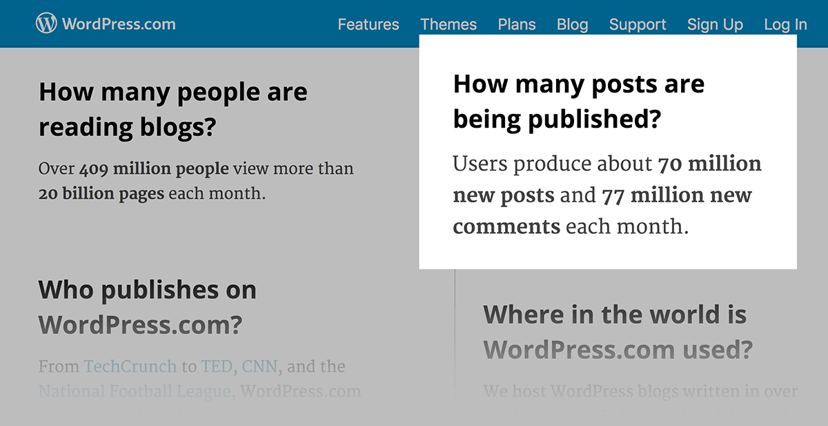 WordPress – Monthly blog posts WordPress – Monthly blog posts