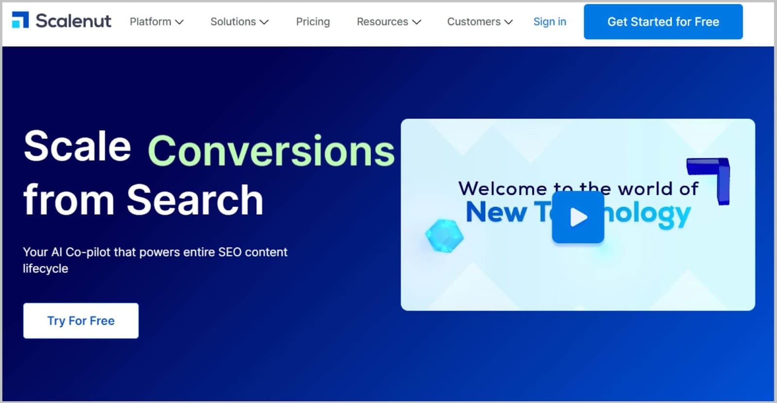 Semrush CG 29 Scalenut AI Writer