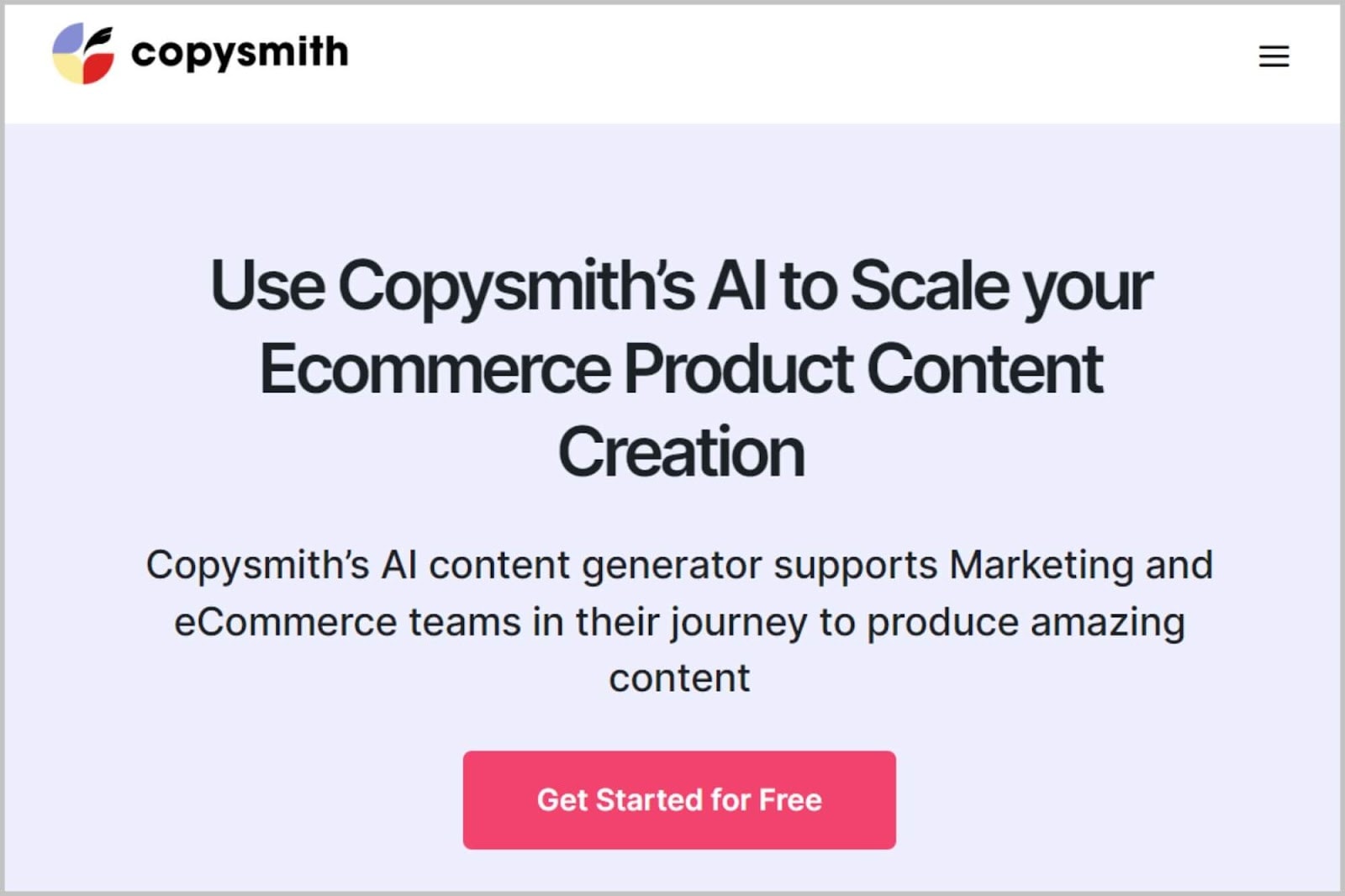 Semrush CG 33 Copysmith tool is suitable for long-form content