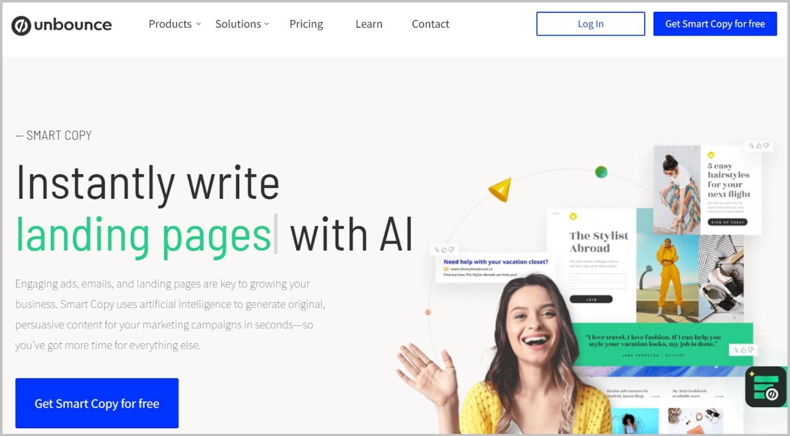 Semrush – CG 48 Smart Copy by Unbounce content AI tool