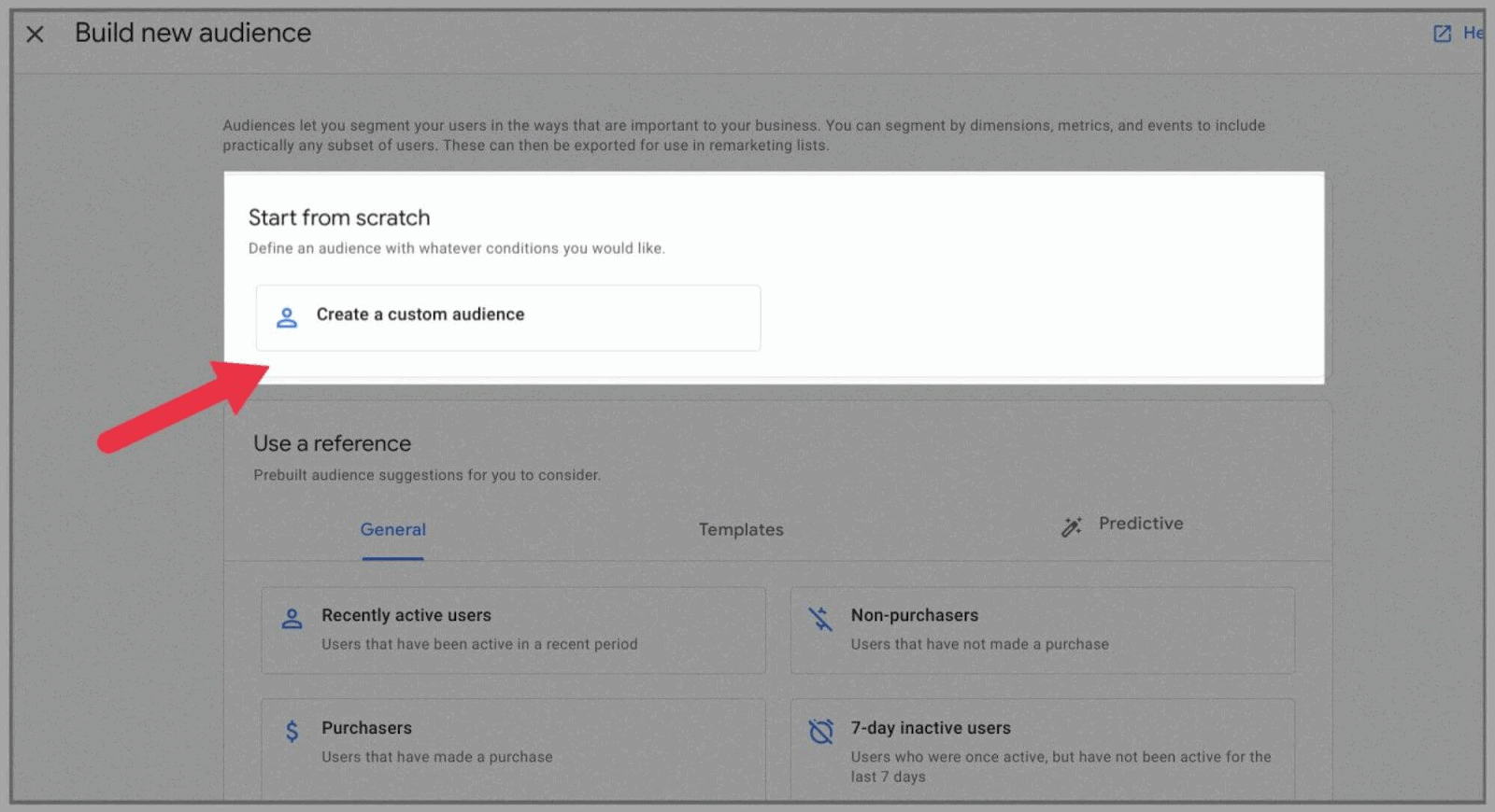 GA4 53 Creating a custom audience