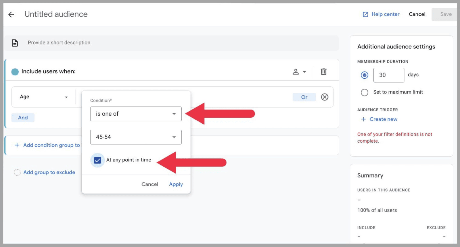 GA4 56 Apply conditions to further refine data