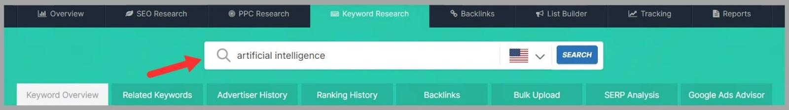 SpyFu 68 Enter your search term