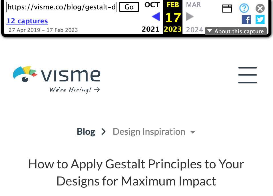How to Do an SEO Competitor Analysis | How Visme's blog post looked before it was broken