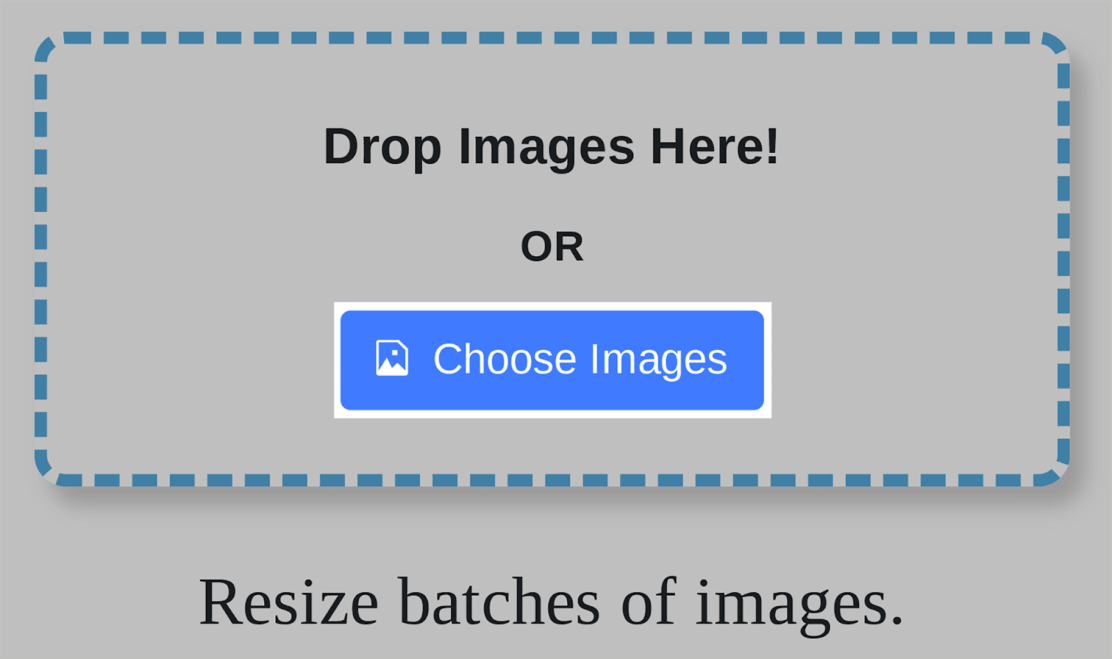 Bulk resize of images Bulk resize of images