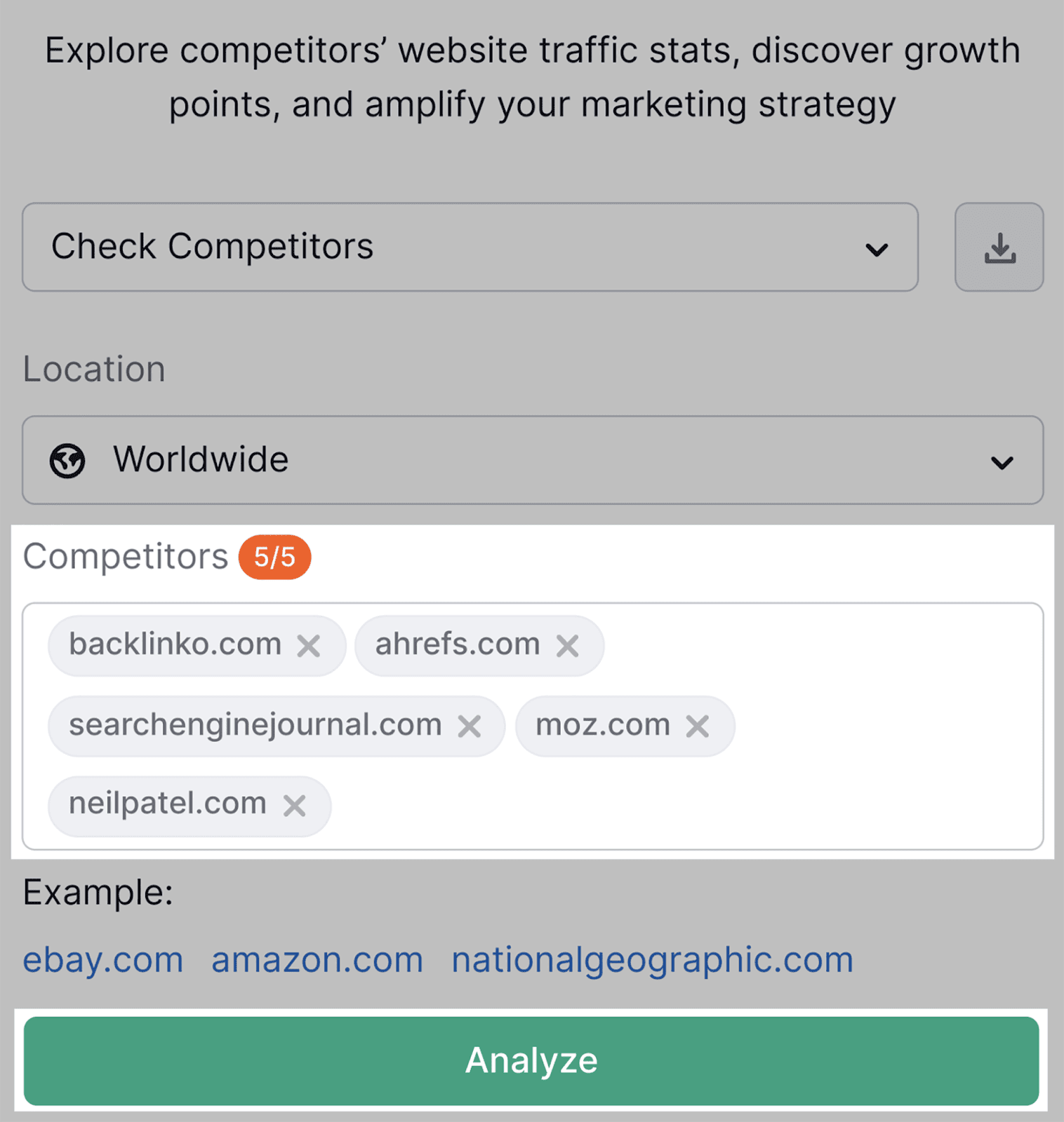 Check out your competitors Check out your competitors