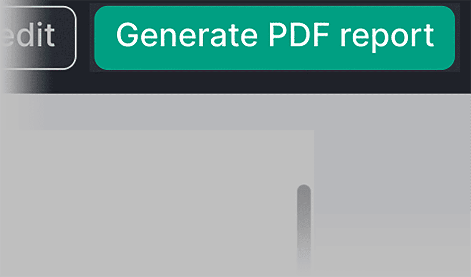Generate PDF report Click on generate a PDF report