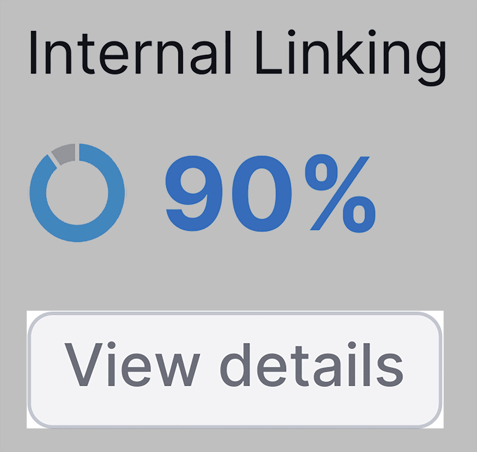 Internal Linking Widget View details on the internal linking widget