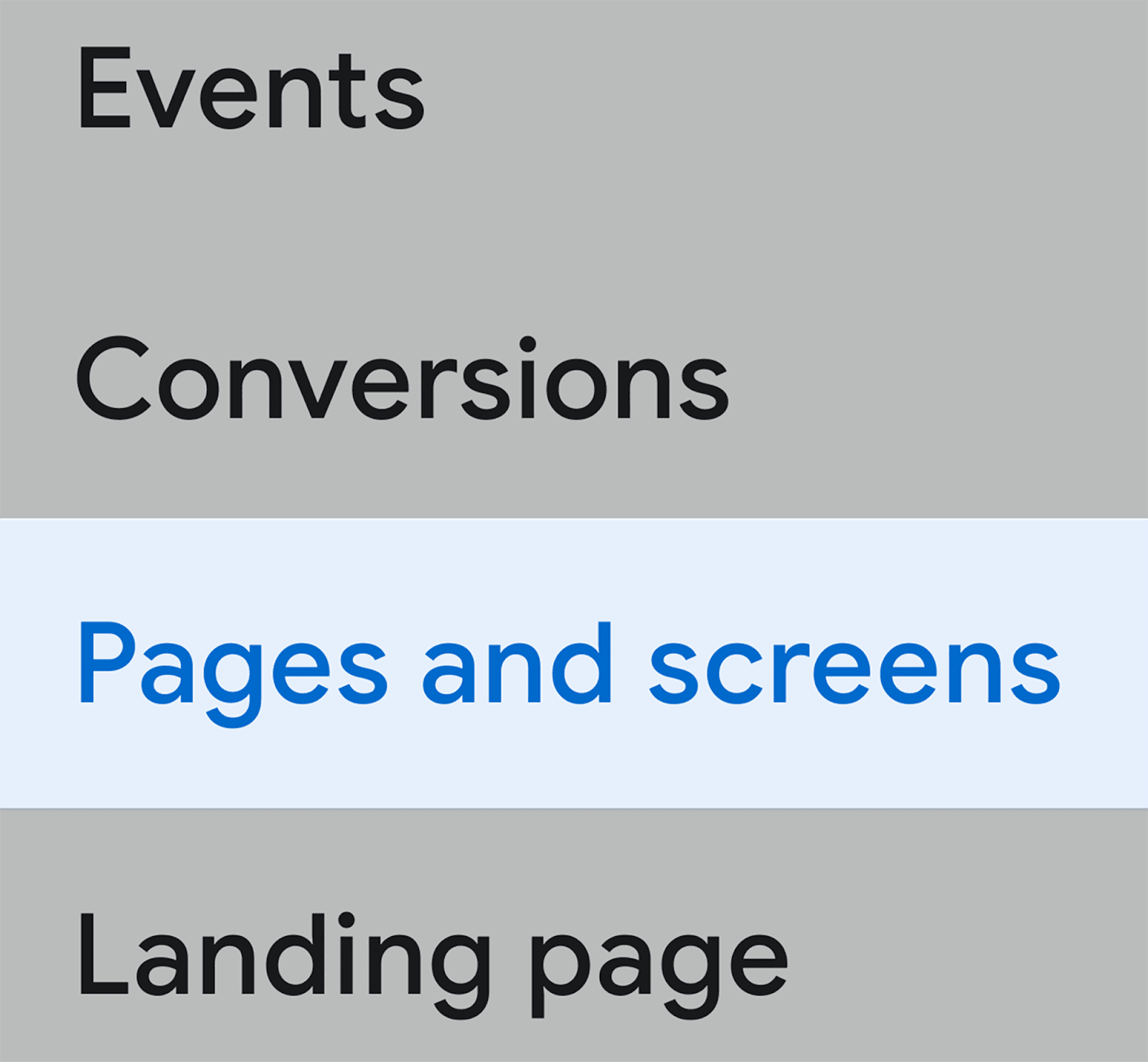 Pages and Screens on GA4 Pages and Screens Report on GA4