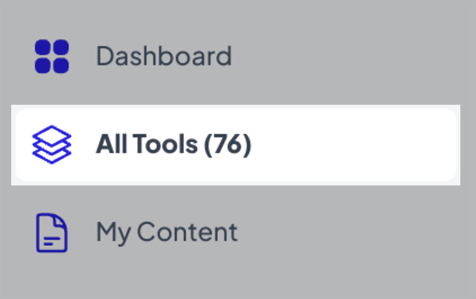 Select All Tools Select All Tools on SEMrush AI Writing Assistant Dashboard
