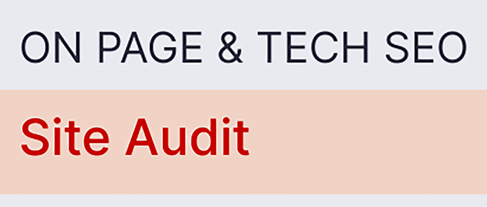 Site Audit tool Site Audit tool