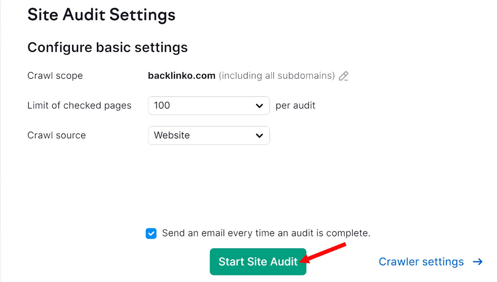 Site audit settings Understanding & Demonstrating Google E-E-A-T: A Complete Guide |