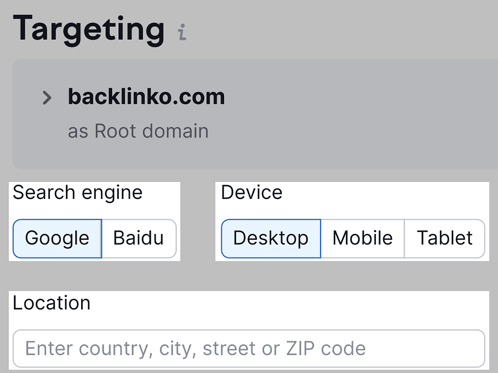 Targeting section – fill in the details How to Track Your Google Keyword Rankings |