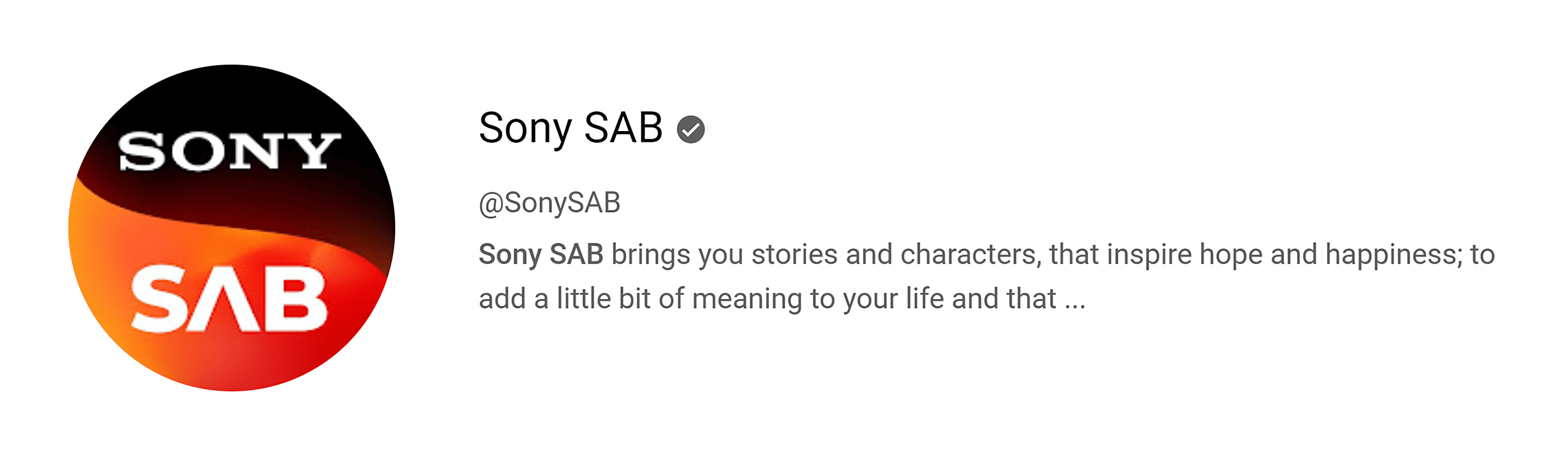 Sony SAB Sony SAB