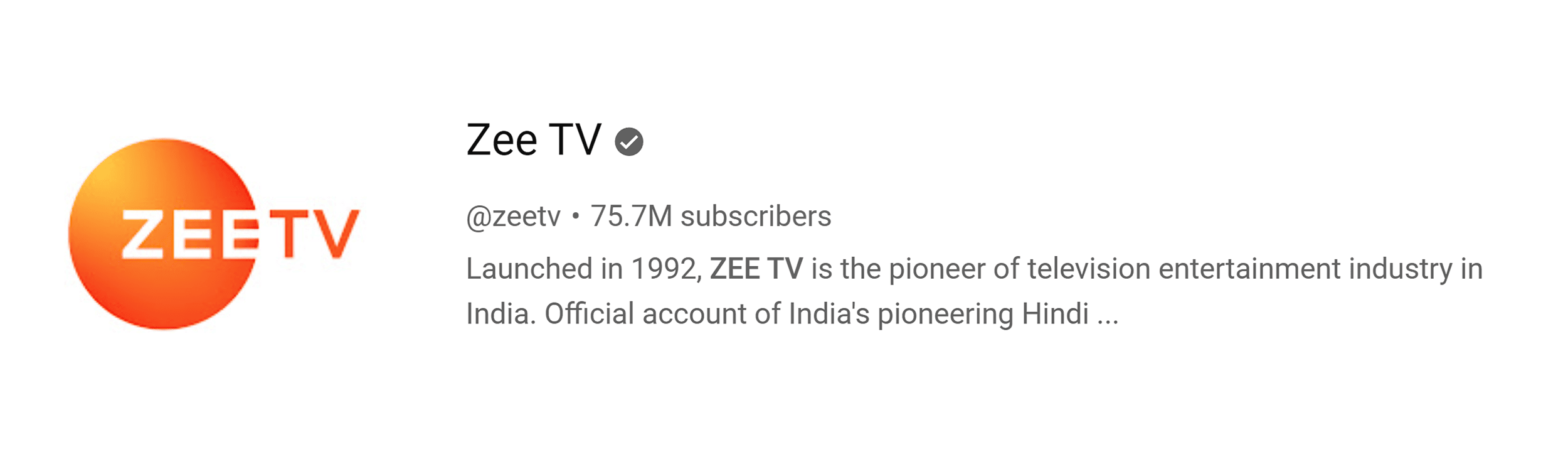 Zee TV Zee TV