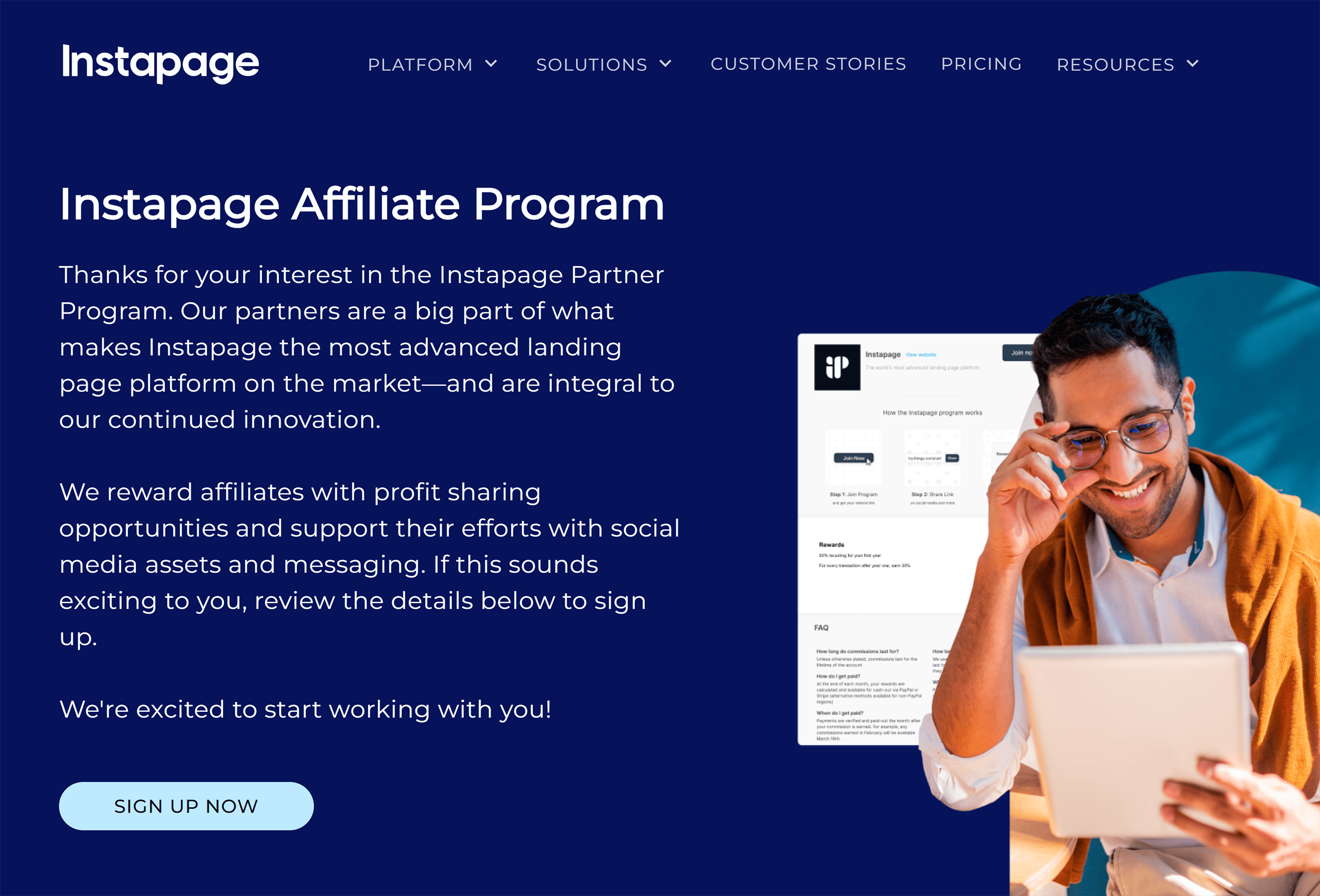 Instapage Affiliate Program Instapage Affiliate Program