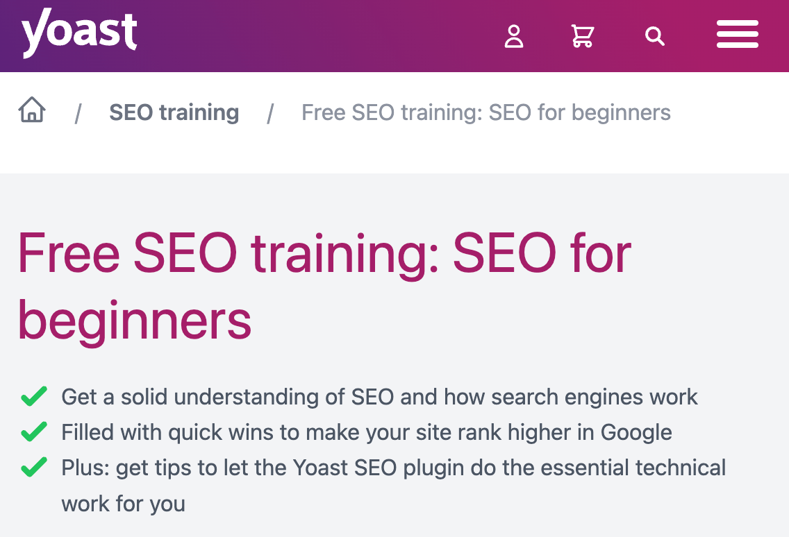 10 Completely Free SEO Training Courses | SEO for Beginners Training by Yoast