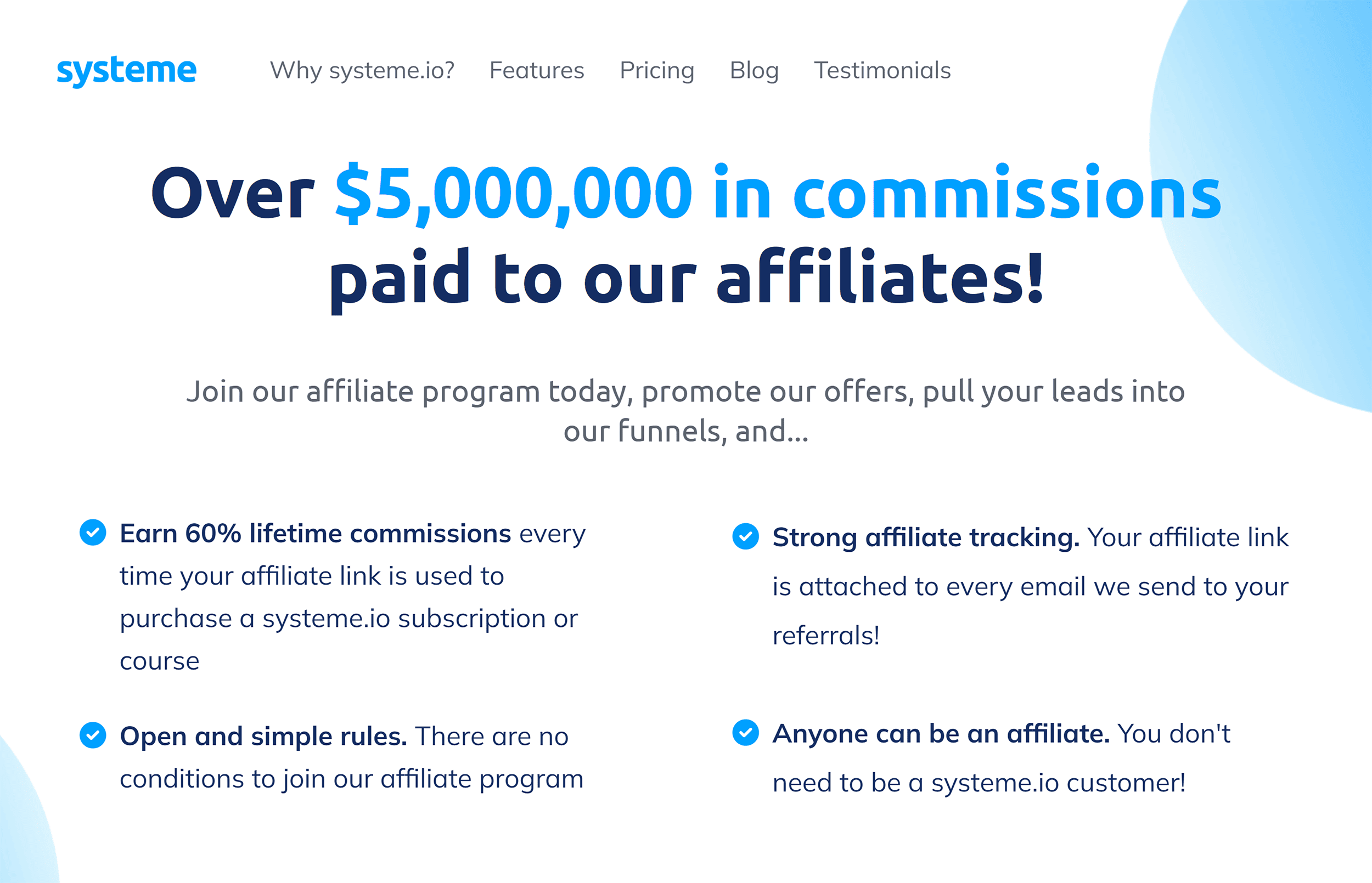 Systeme.io Affiliate Program Systeme.io Affiliate Program