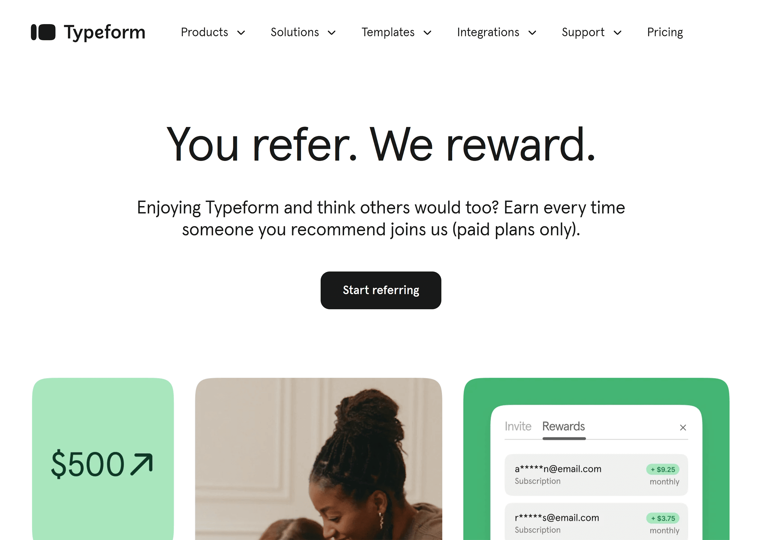 Typeform Affiliate Program Typeform Affiliate Program