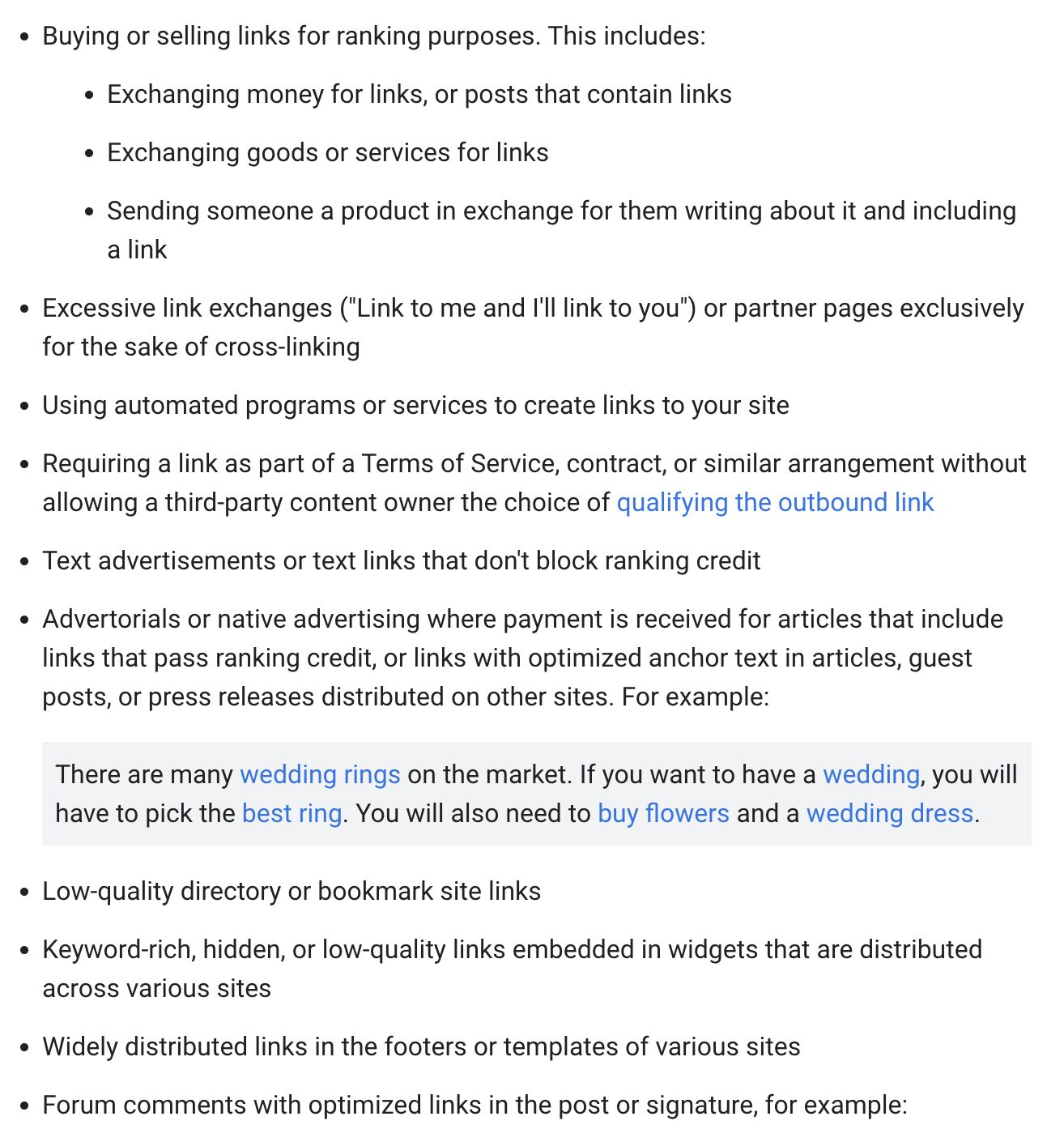 Toxic Backlinks: SEO Woe or a Load of Baloney? | What Google says are manipulative links
