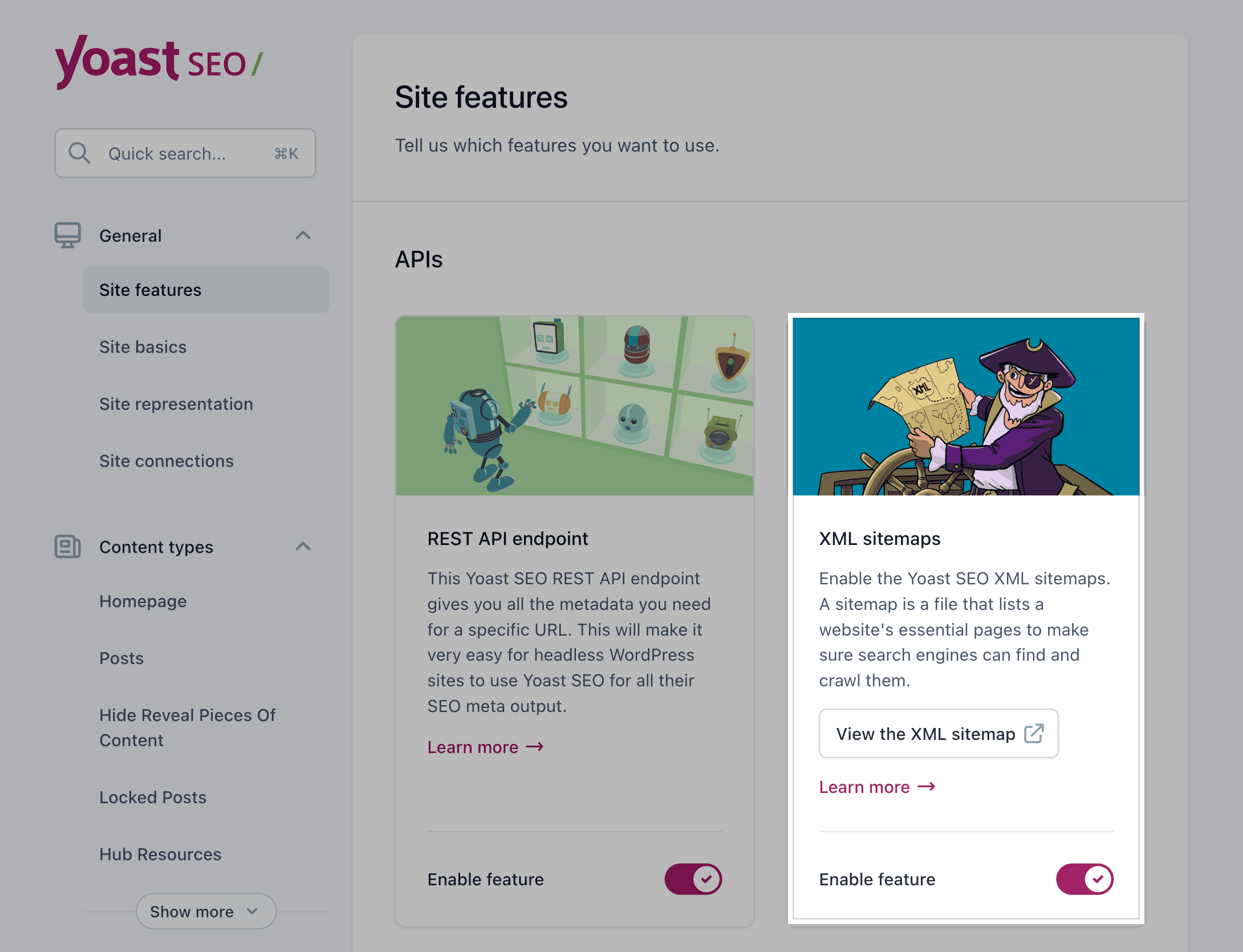 yoast-sitemap-settings-feb-2024 Top 8 Sitemap Generator Tools |