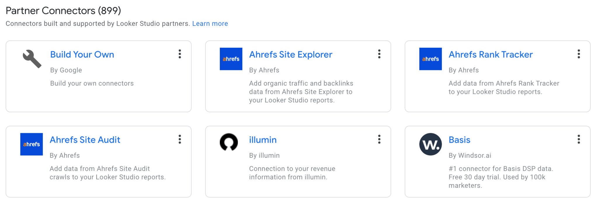 8 Free SEO Reporting Tools | google-looker-studio-partner-connectors