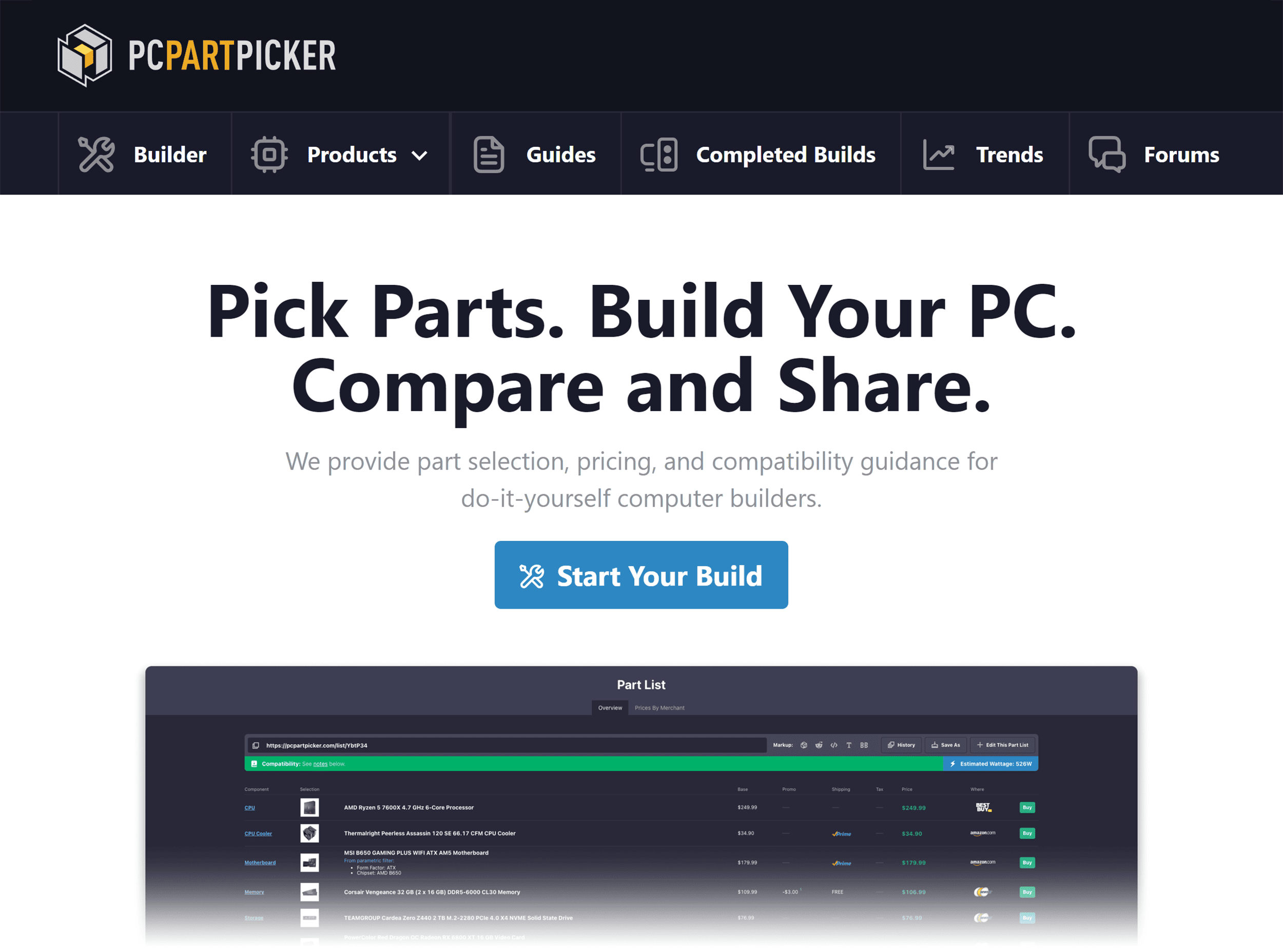 PC Part Picker