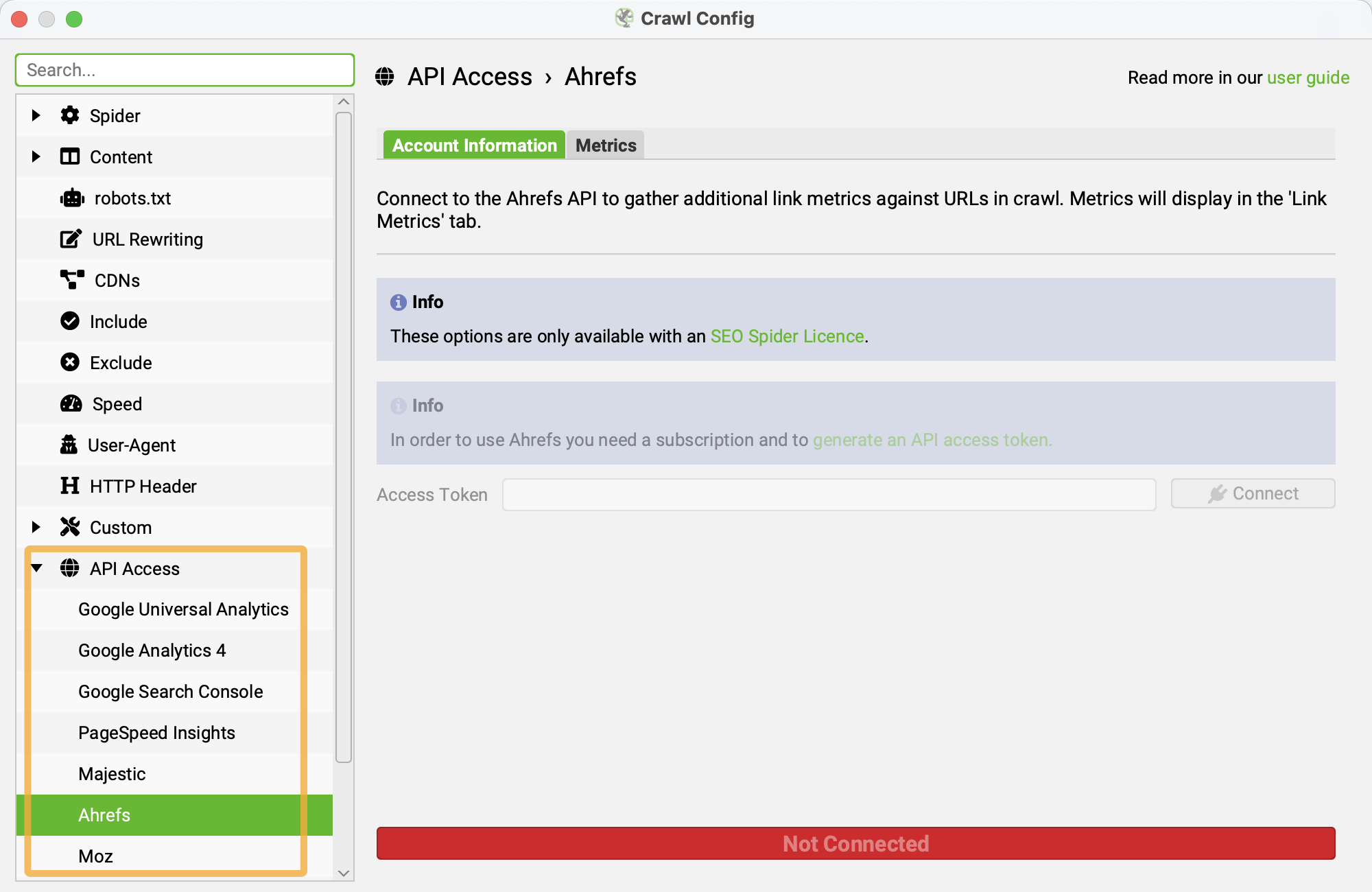 8 Free SEO Reporting Tools | screaming-frog-api-access