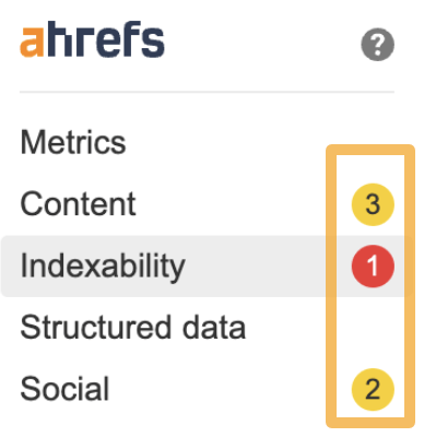 8 Free SEO Reporting Tools | severity-highlight-ahrefs-seo-toolbar