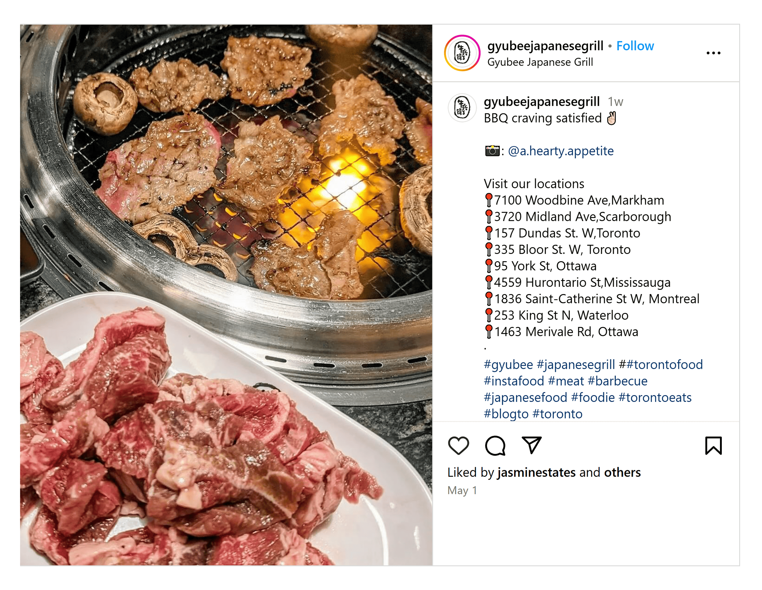 Gyubee Japanese Grill – Instagram Gyubee Japanese Grill – Instagram