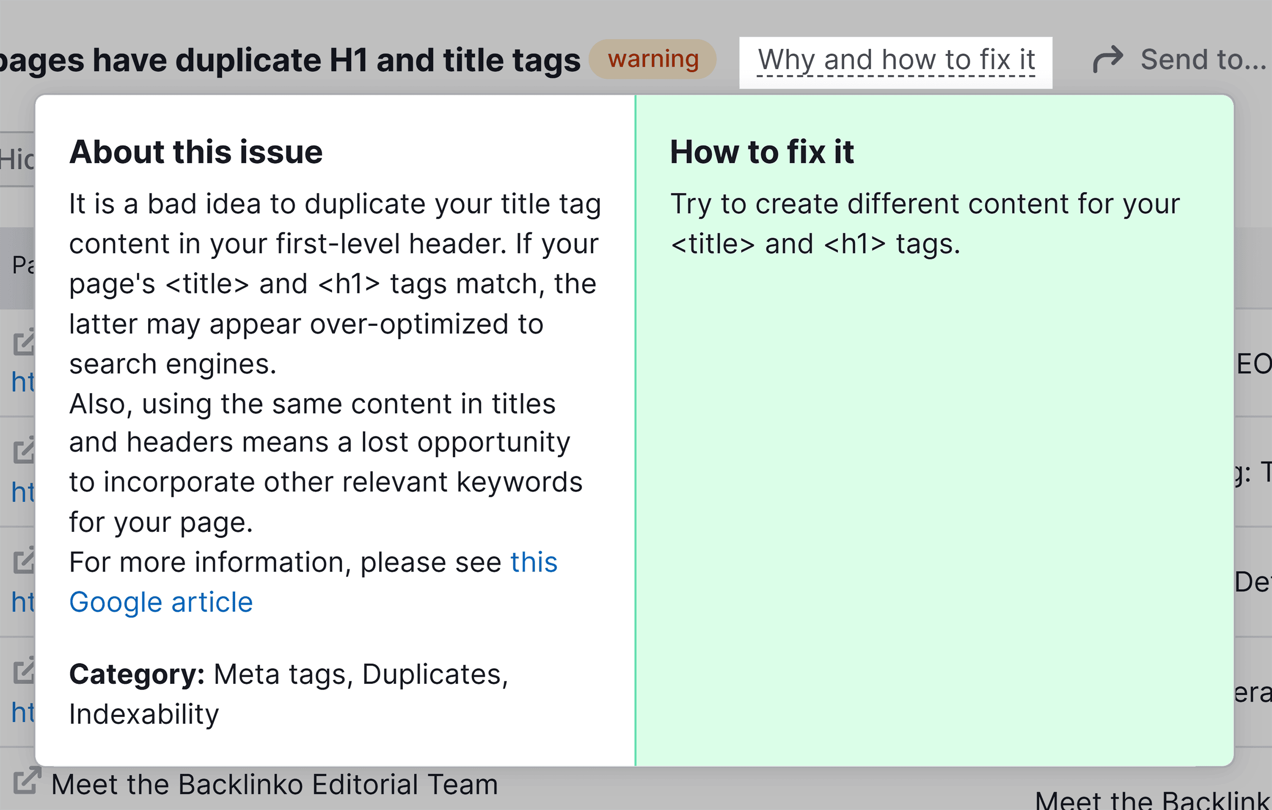 How to fix issues How to fix issues