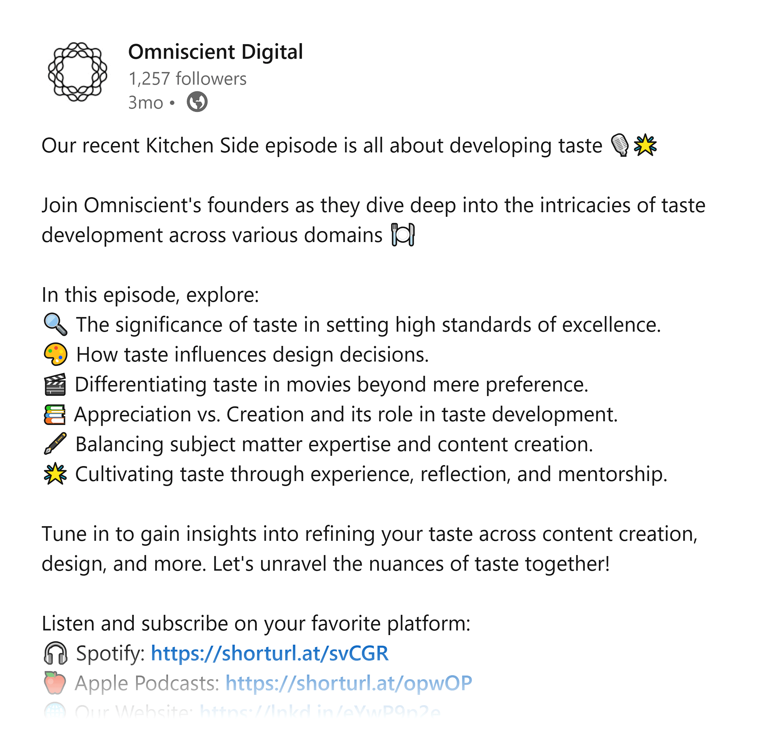 LinkedIn – Omniscient Digital – Post LinkedIn – Omniscient Digital – Post