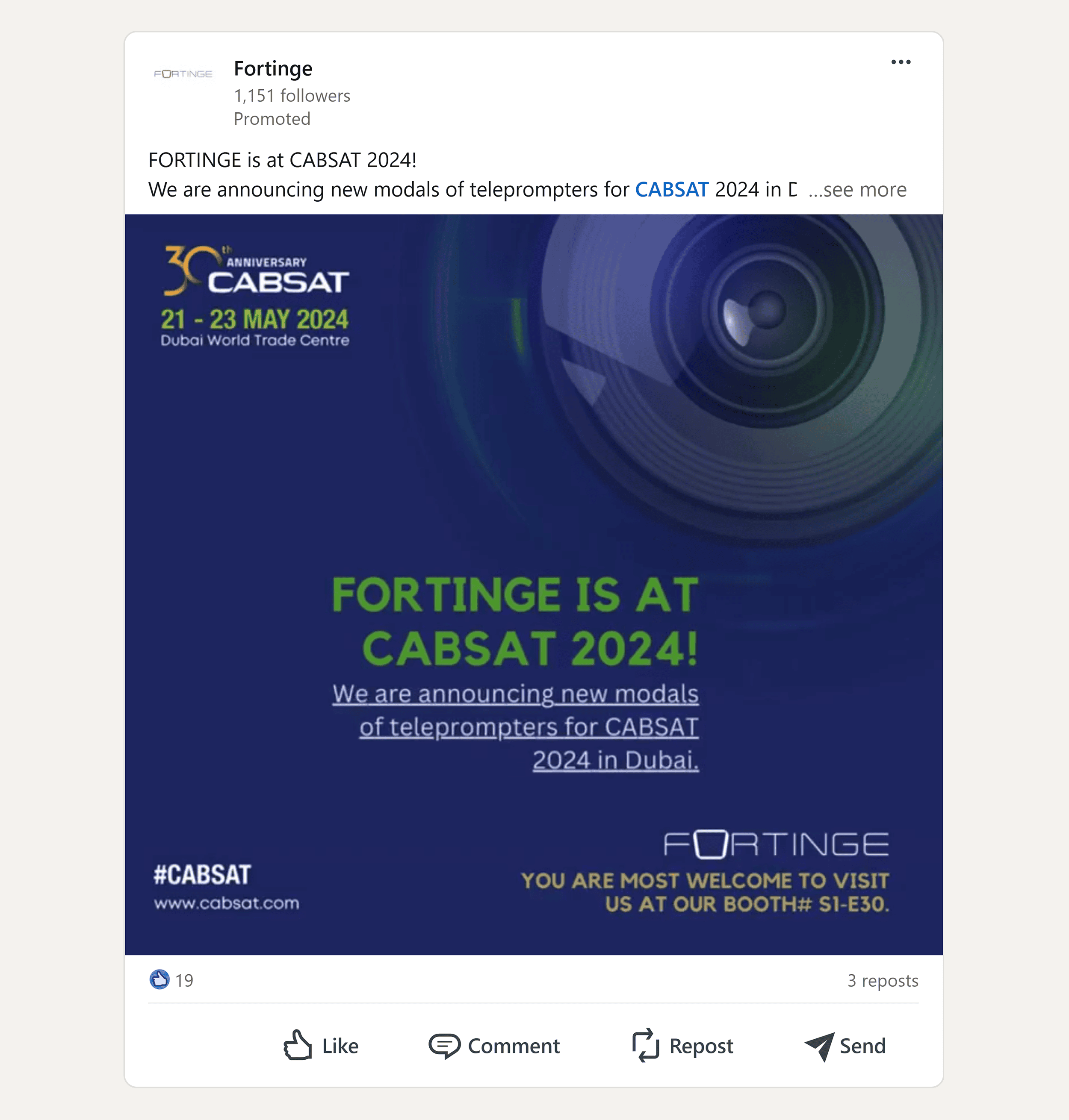 LinkedIn – Promoted content LinkedIn – Promoted content