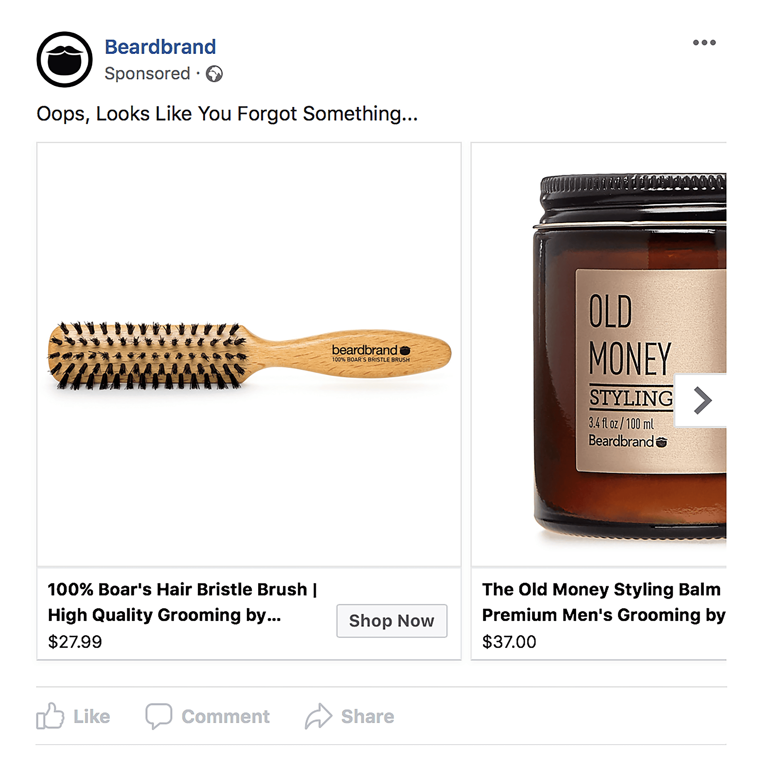 Beardbrand – Retargeting ad Beardbrand – Retargeting ad