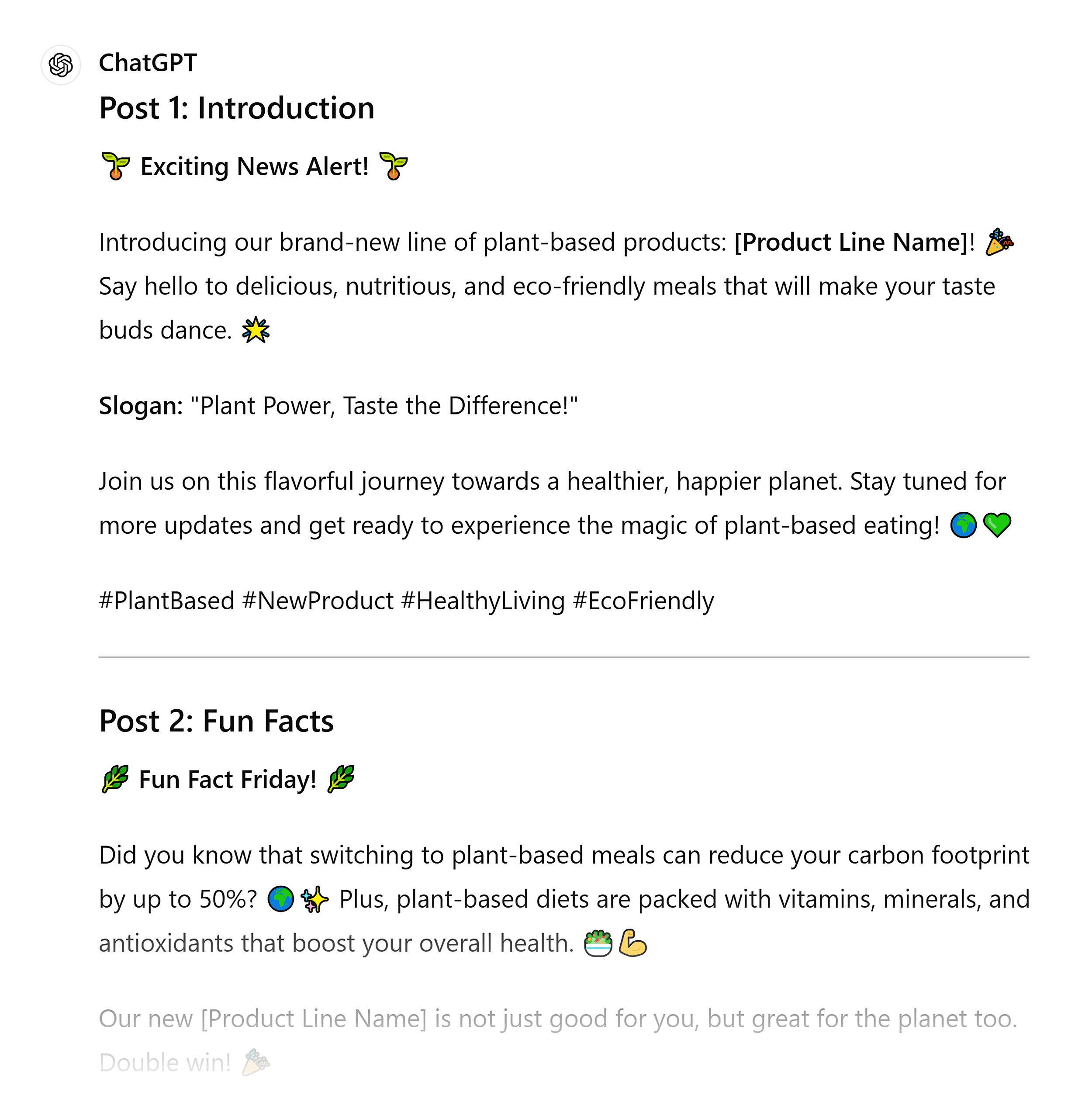 ChatGPT – Chat output ChatGPT – Chat output