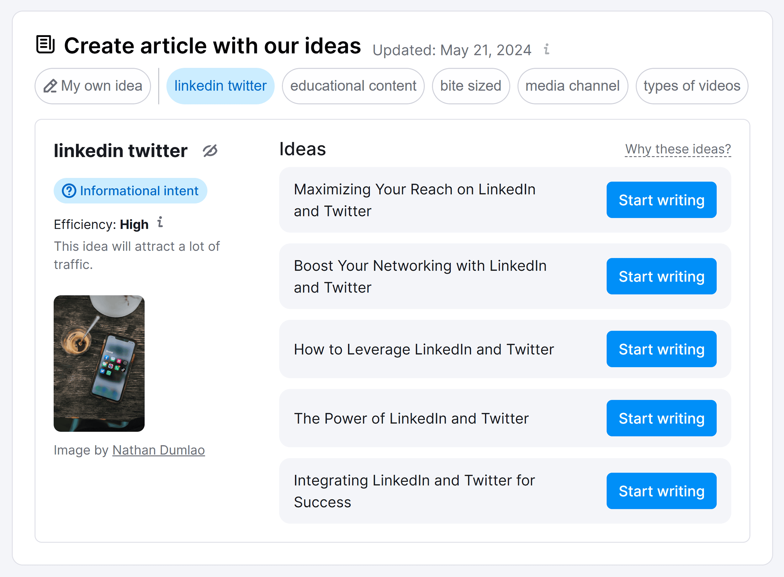 ContentShake – Article ideas ContentShake – Article ideas