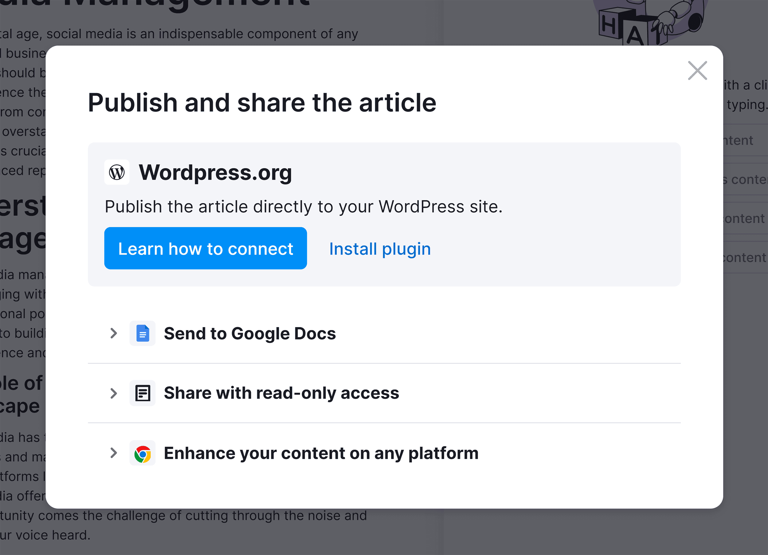 ContentShake – Publish Article ContentShake – Publish Article